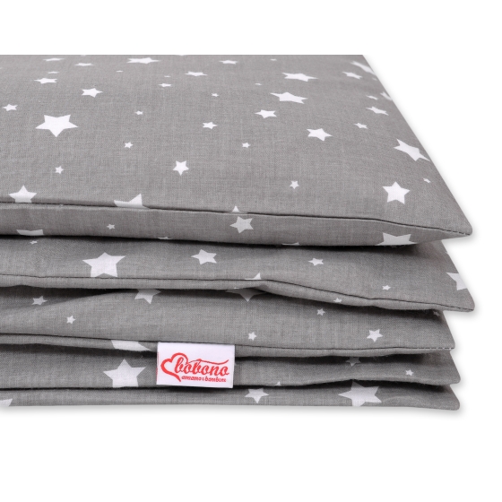 Bedding set for Baby Bed 2-pcs- mini stars white