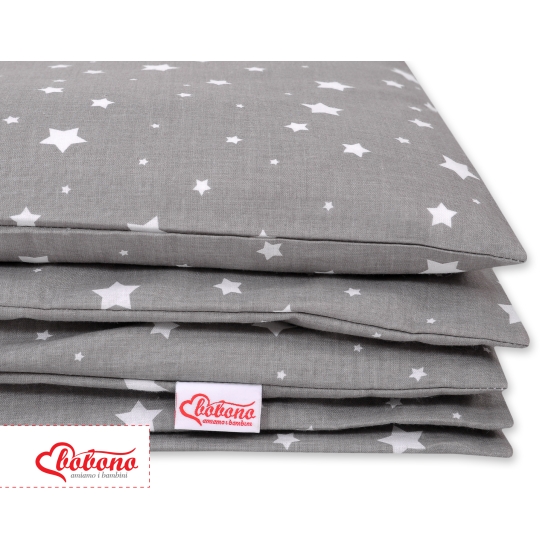Bedding set for Baby Bed 2-pcs- mini stars white