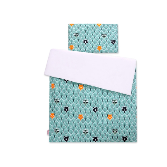 Bedding set for Baby Bed 2-pcs- mint forest