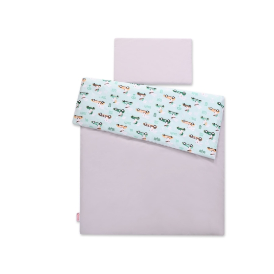 Bedding set for Baby Bed 2-pcs - mint rabbits
