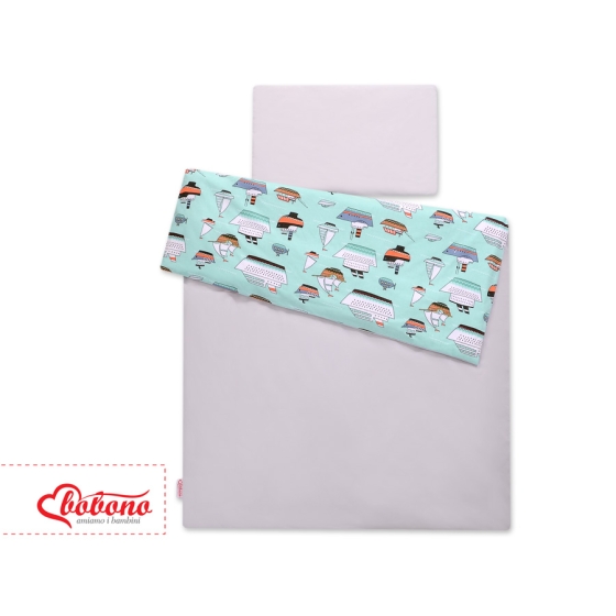 Bedding set for Baby Bed 2-pcs- mint ships