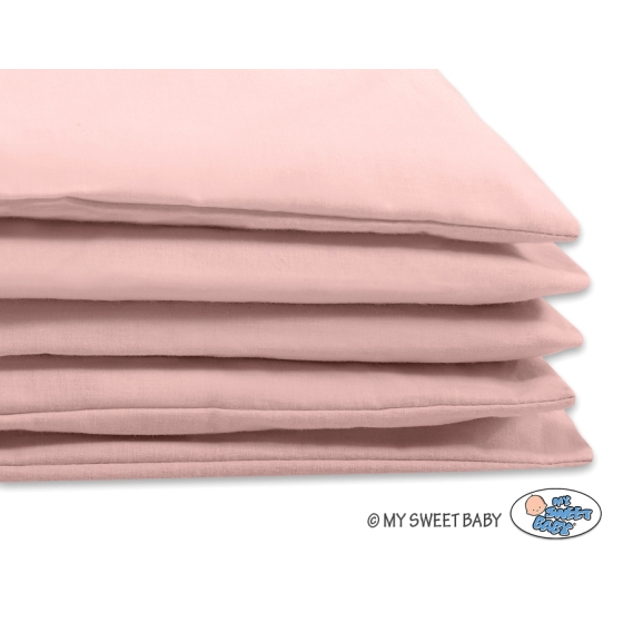Bedding set for Baby Bed 2-pcs- pastel pink