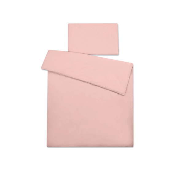 Bedding set for Baby Bed 2-pcs- pastel pink