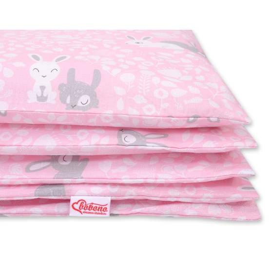 Bedding set for Baby Bed 2-pcs- pink rabbits