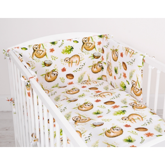 Bedding set for Baby Bed 2-pcs- sloths beige