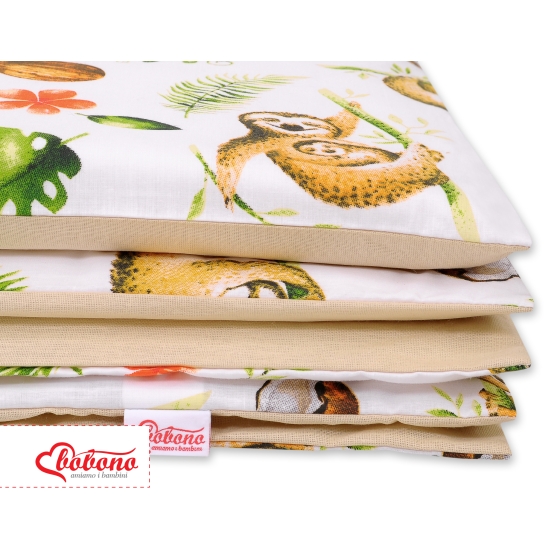 Bedding set for Baby Bed 2-pcs- sloths beige/beige