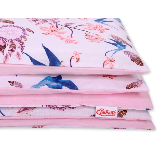Bedding set for Baby Bed 2-pcs - swallows blue