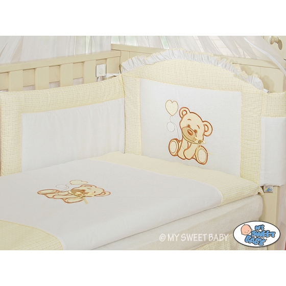 Bedding set for Baby Bed 2-pcs- Teddy Bear with bow with