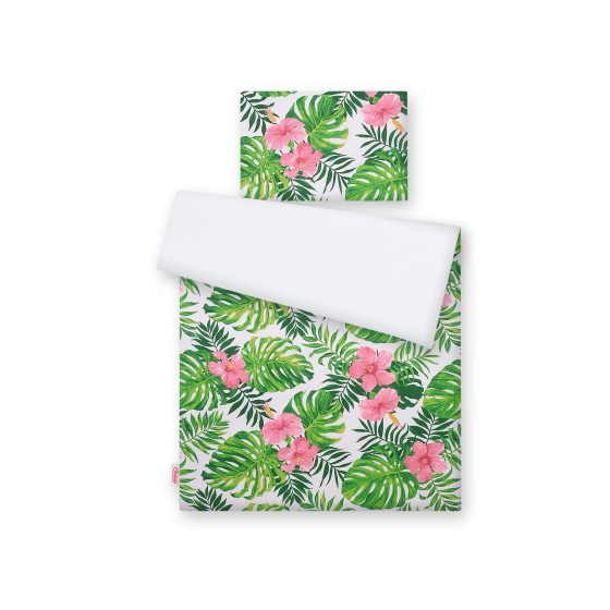 Bedding set for Baby Bed 2-pcs- tropical flowers