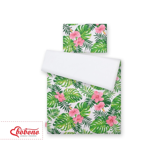Bedding set for Baby Bed 2-pcs- tropical flowers