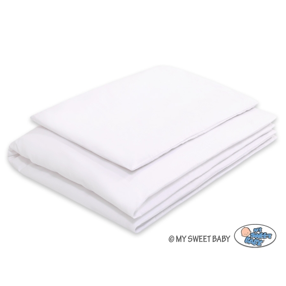 Bedding set for Baby Bed 2-pcs- white