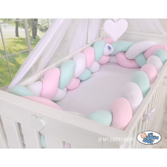 Braided cot bumper extra large