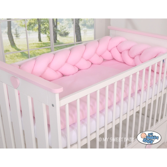 Braided Knotted bumper- pink