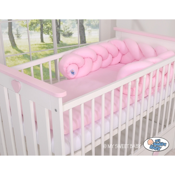 Braided Knotted bumper- pink