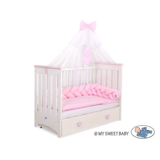 Braided Knotted bumper- pink