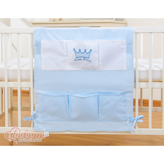 Cot tidy- Little Prince/Princess blue