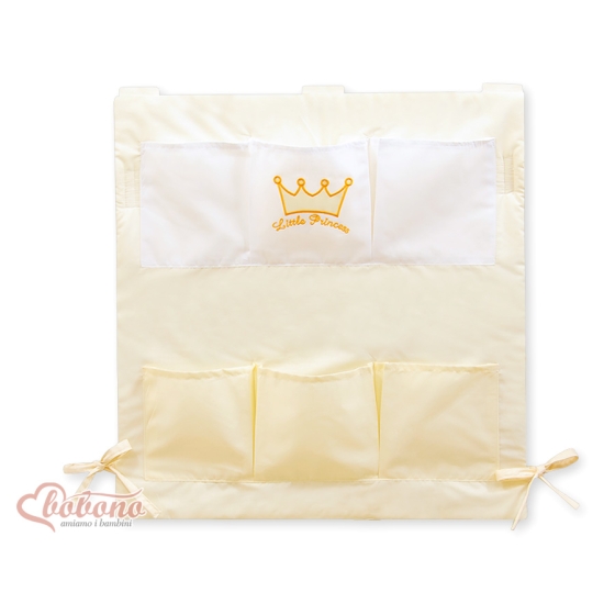Cot tidy- Little Prince/Princess cream