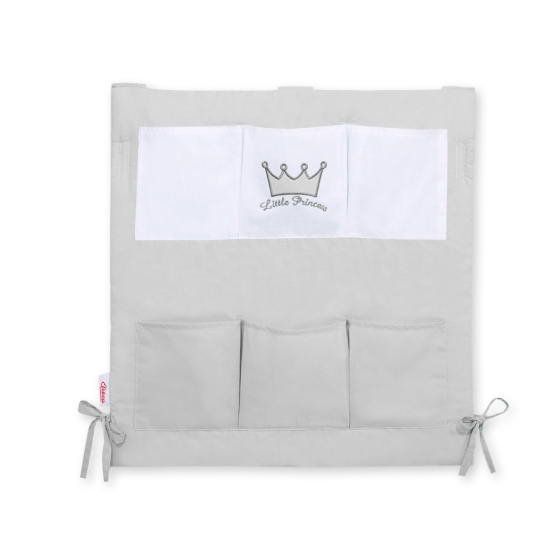 Cot tidy- Little Prince/Princess gray