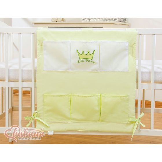Cot tidy- Little Prince/Princess green
