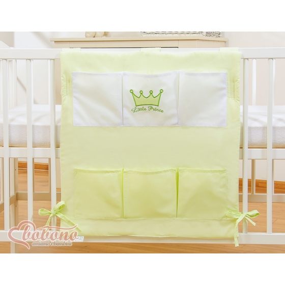 Cot tidy- Little Prince/Princess green