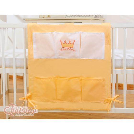 Cot tidy- Little Prince/Princess peach