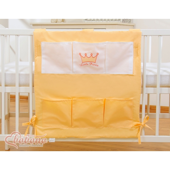 Cot tidy- Little Prince/Princess peach