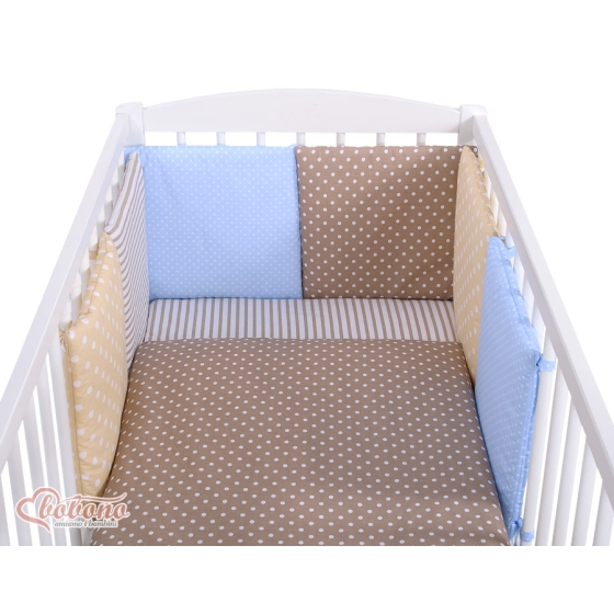Cotbed Bedding set 8-pcs - Set 1