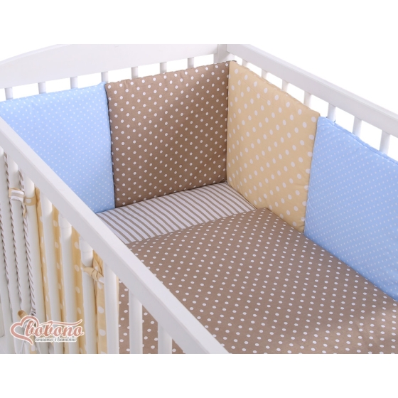 Cotbed Bedding set 8-pcs - Set 1