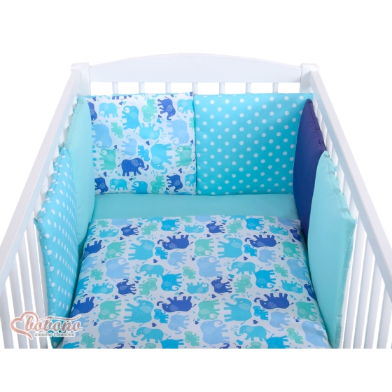 Cotbed Bedding set 8-pcs - Set 11
