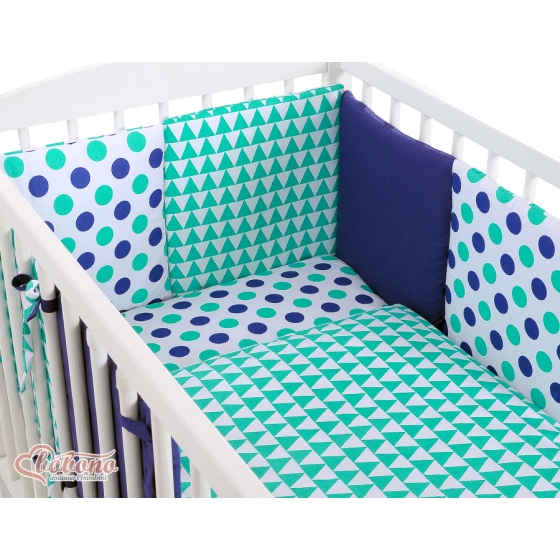 Cotbed Bedding set 8-pcs - Set 23