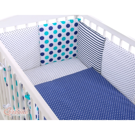 Cotbed Bedding set 8-pcs - Set 26