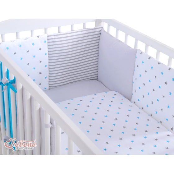 Cotbed Bedding set 8-pcs - Set 3