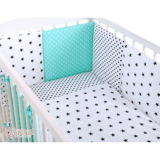 Cotbed Bedding set 8-pcs - Set 33