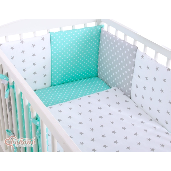 Cotbed Bedding set 8-pcs - Set 34