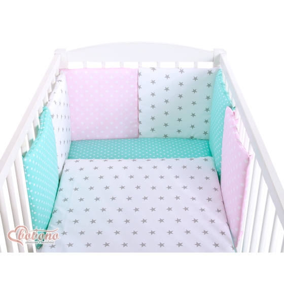 Cotbed Bedding set 8-pcs - Set 35