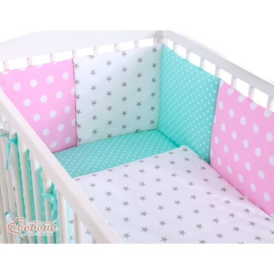 Cotbed Bedding set 8-pcs - Set 36
