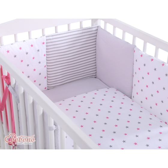 Cotbed Bedding set 8-pcs - Set 4