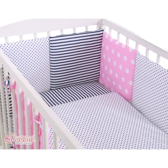 Cotbed Bedding set 8-pcs - Set 46