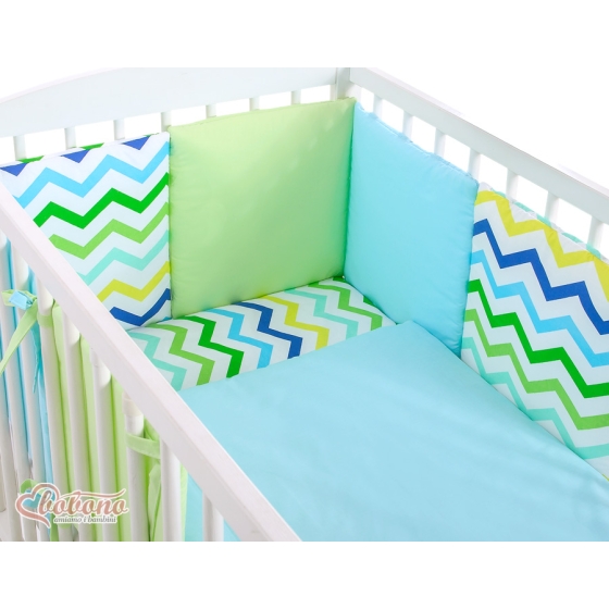 Cotbed Bedding set 8-pcs - Set 60