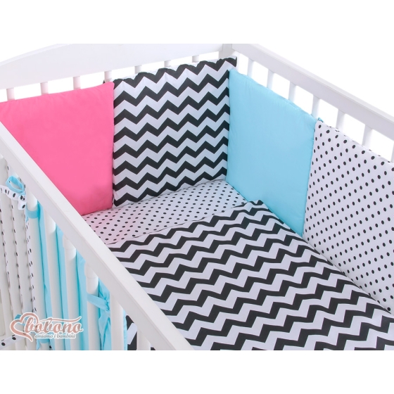Cotbed Bedding set 8-pcs - Set 9