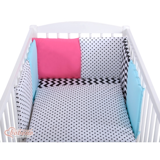 Cotbed Bedding set 8-pcs - Set 9