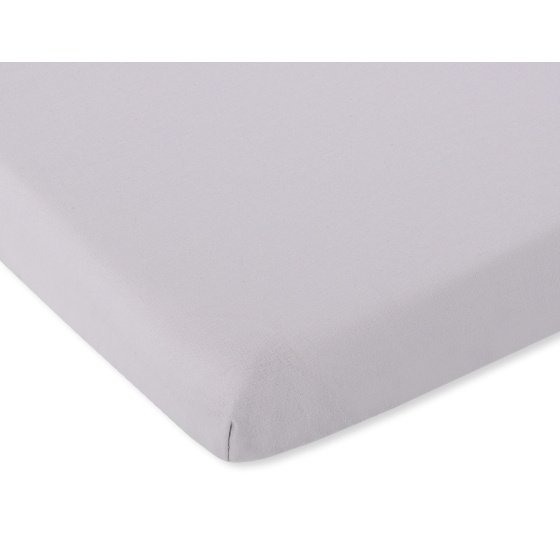 Cotton Baby Cot Sheet 140x70cm Gray