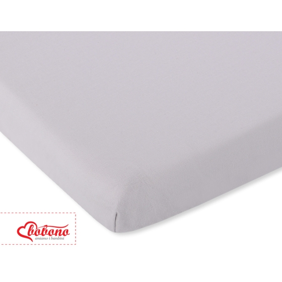 Cotton Baby Cot Sheet 140x70cm Gray