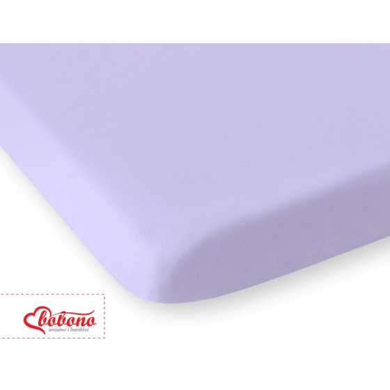 Cotton Baby Cot Sheet 140x70cm lila