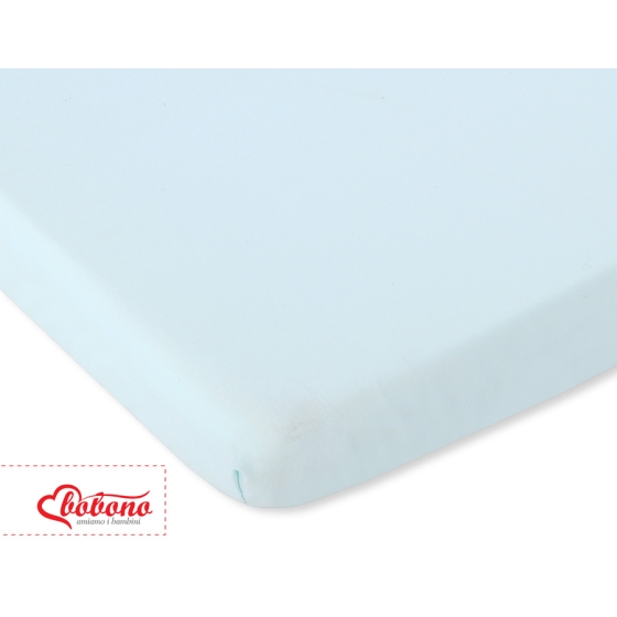 Cotton Baby Cot Sheet 140x70cm mint