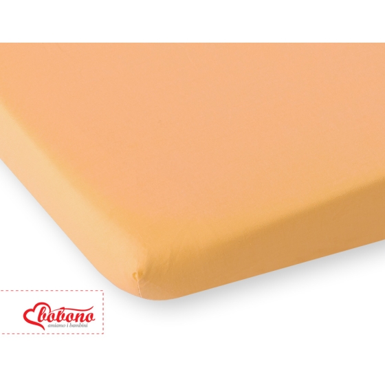 Cotton Baby Cot Sheet 140x70cm orange