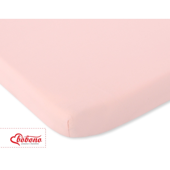 Cotton Baby Cot Sheet 140x70cm powder pink