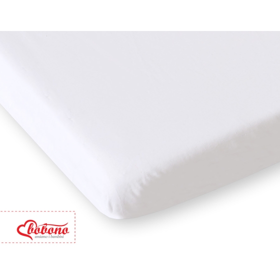 Cotton Baby Cot Sheet 140x70cm white