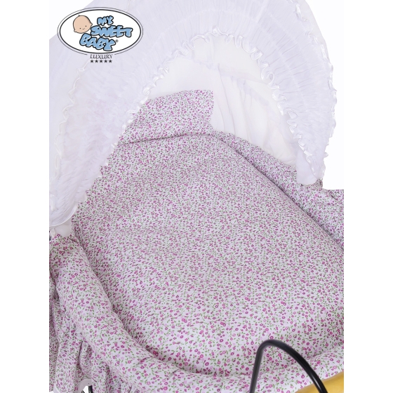 Cover set 4 pcs for Moses Basket/ Wicker crib Jasmine no. 2100-913 or 72100-913