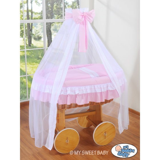 Cover set 4 pcs for Moses Basket/ Wicker crib no. 2107-119/72107-119